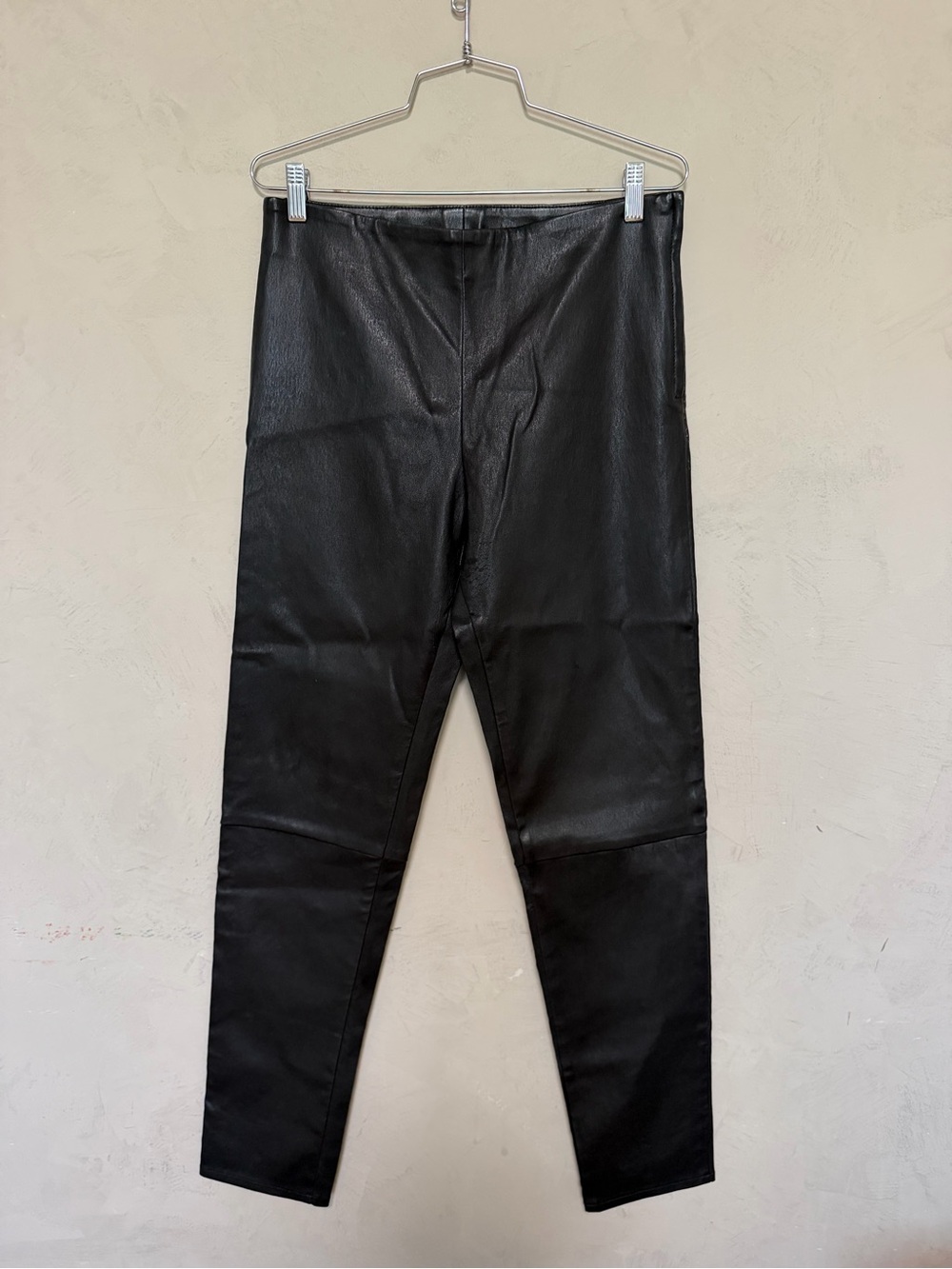 Women’s Coach Leather Black Pants